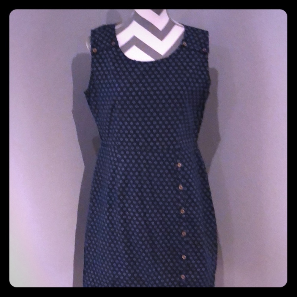 Cute, knee length, 100% cotton, dress.